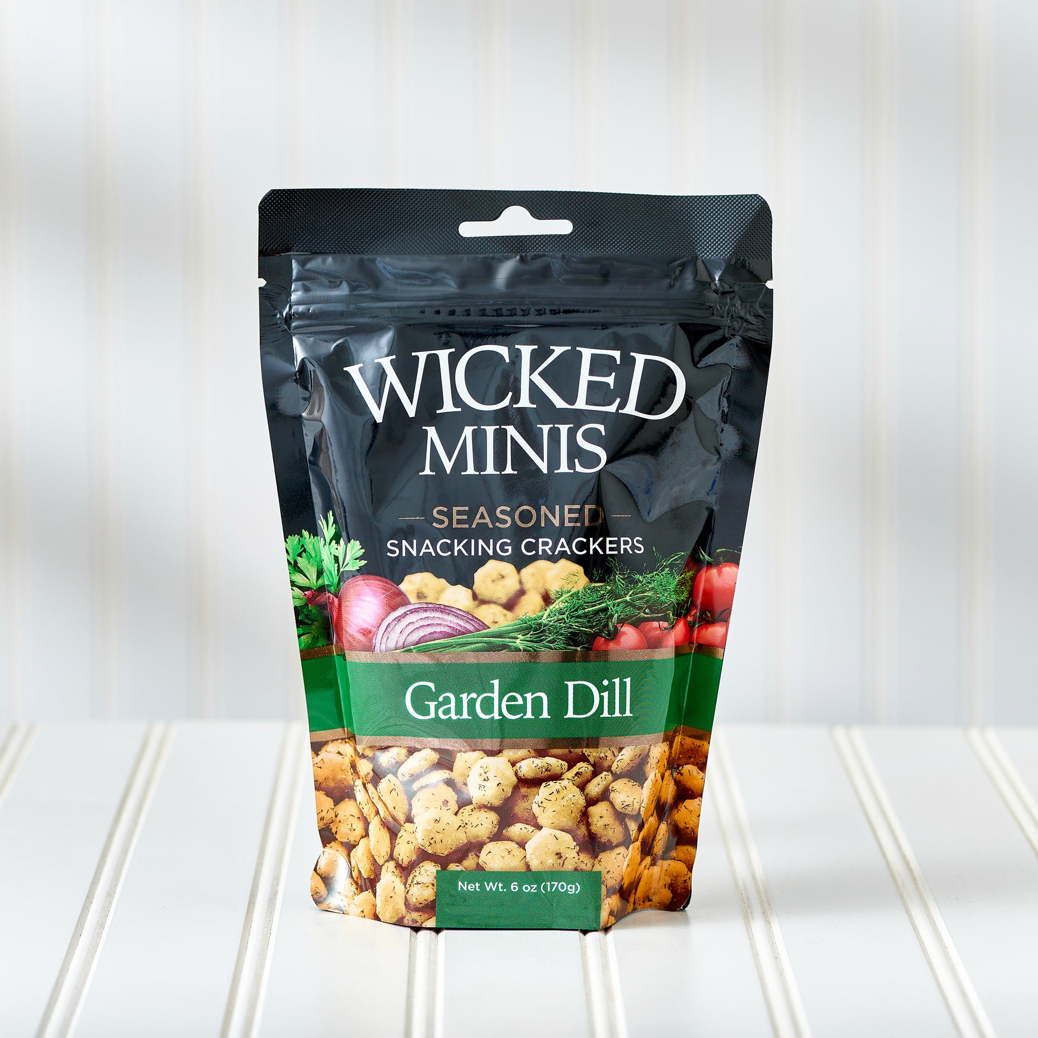 Wicked Minis™ Seasoned Oyster Crackers Garden Dill