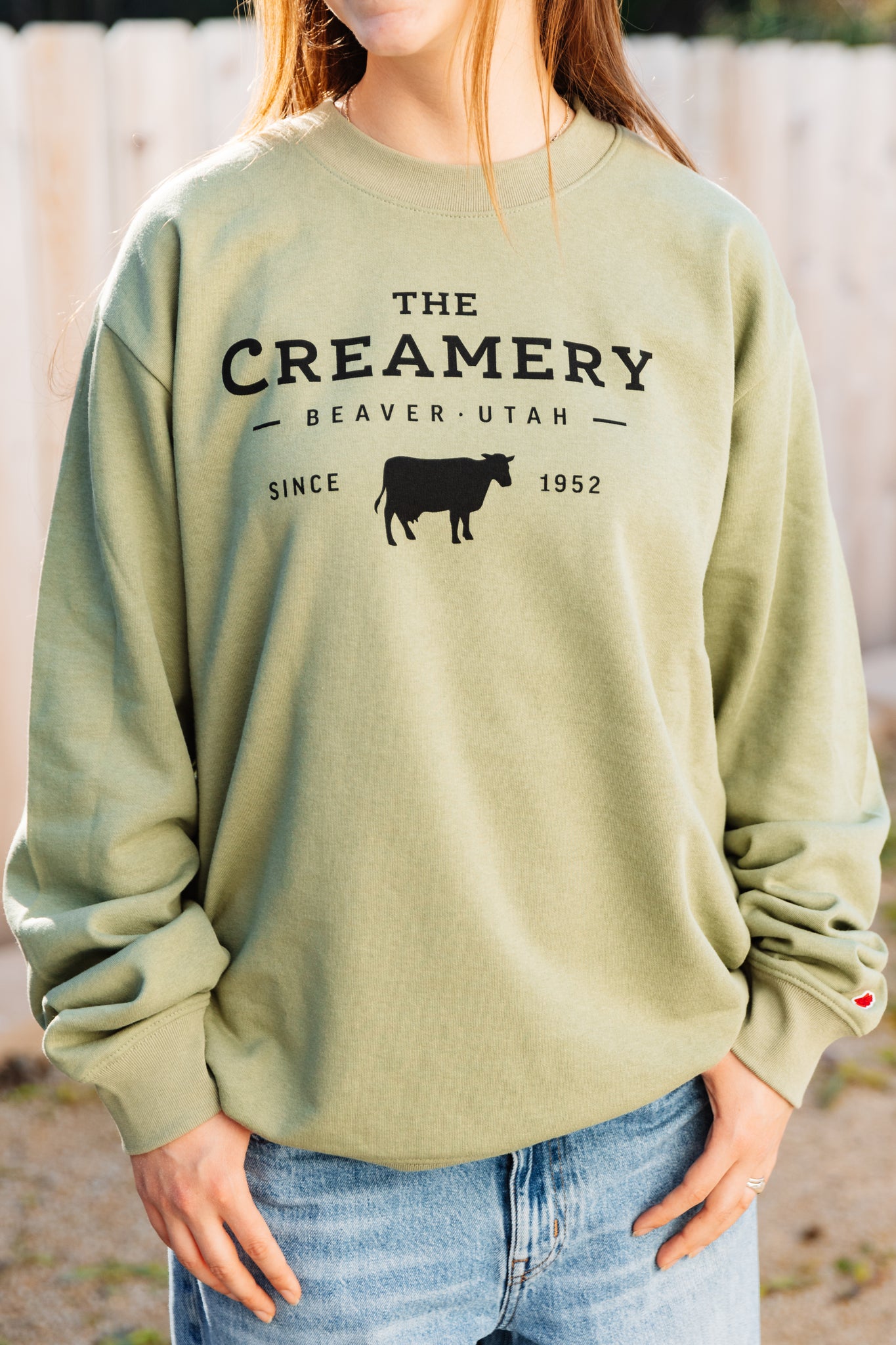 The Creamery Essential Fleece Crew