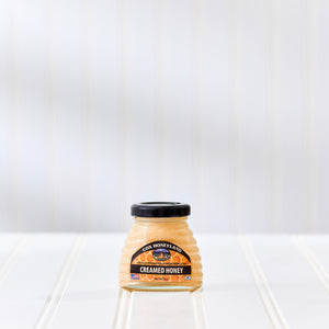 Cox Honeyland Creamed Honey in Glass Skep Jar