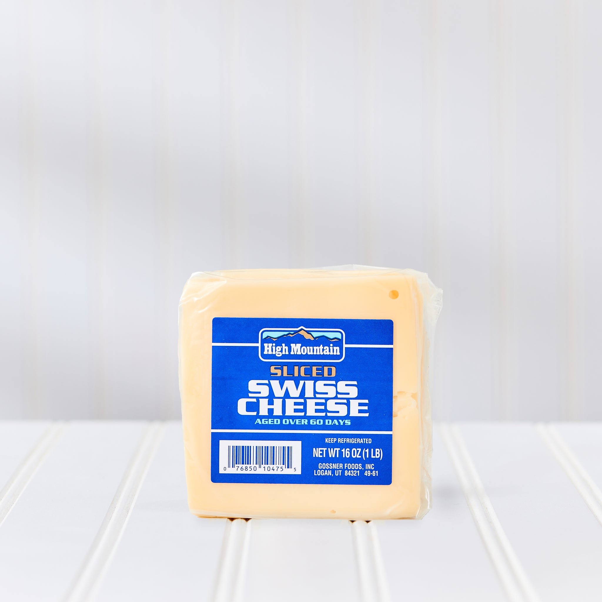 Gossner Foods® High Mountain Sliced Swiss Cheese
