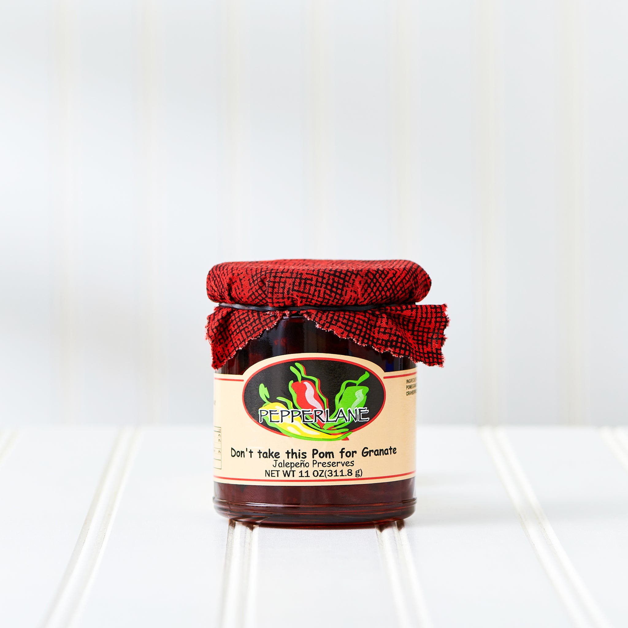 Pepperlane Don’t Take This “Pom” For “Granate” Jalapeño Preserves