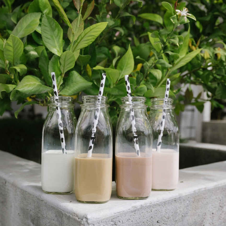 The Creamery Glass Half-Quart Milk Bottle