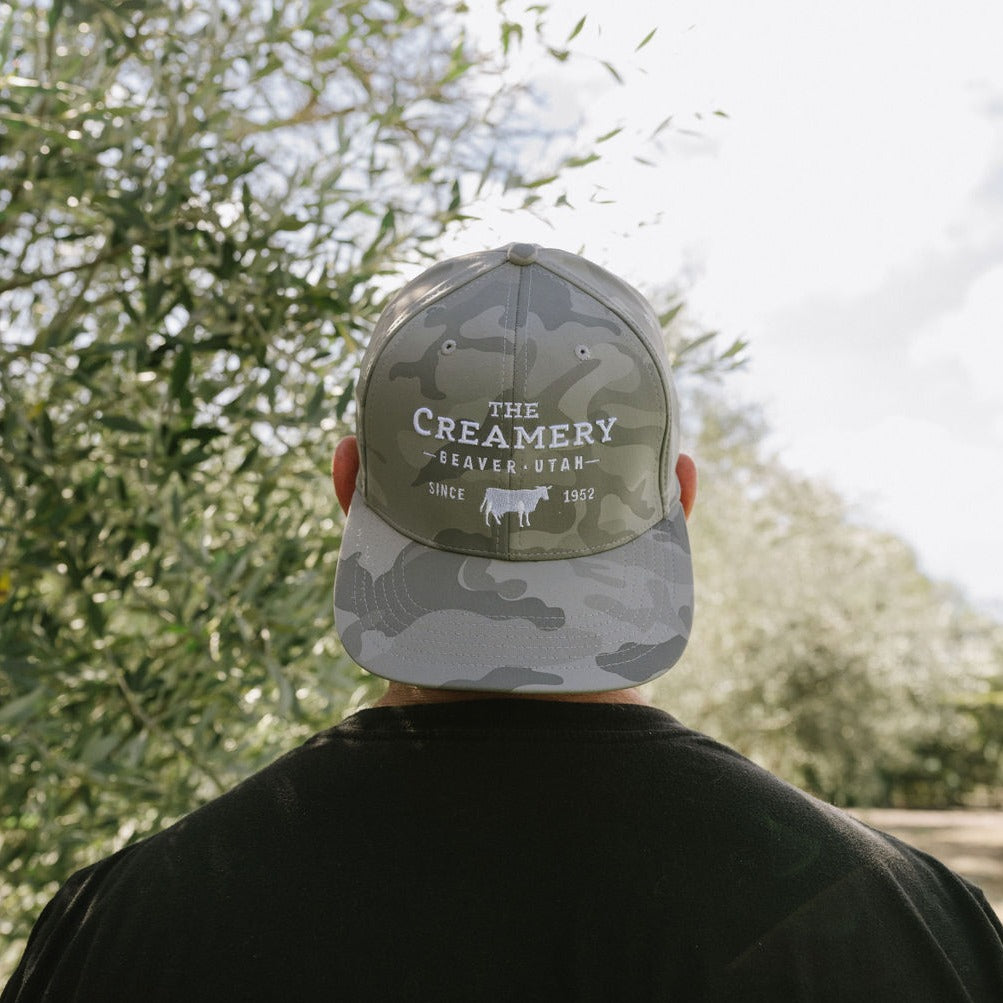 The Creamery Storm Camo Back Nine Adjustable Hat