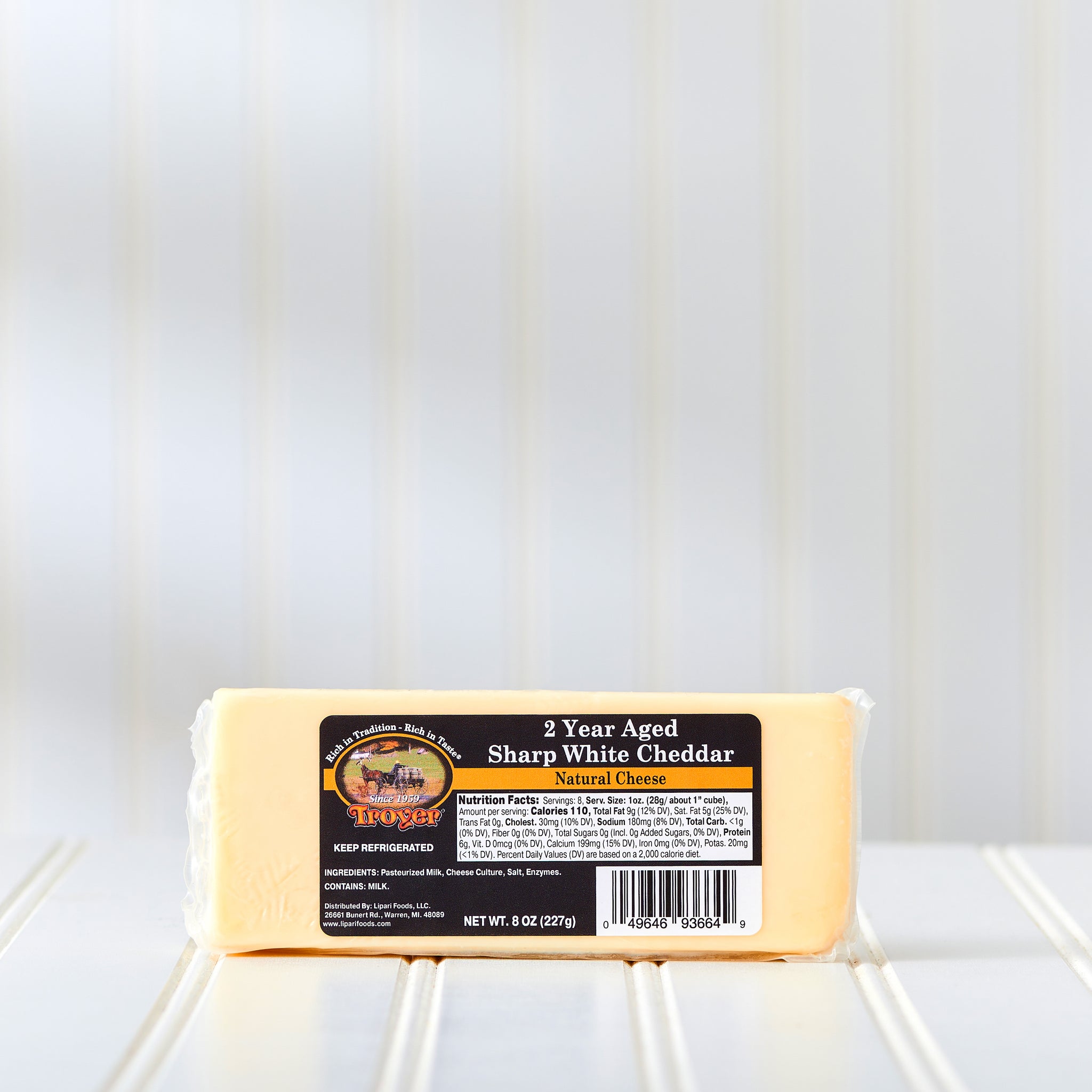 Troyer® 2 Year Aged Sharp White Cheese