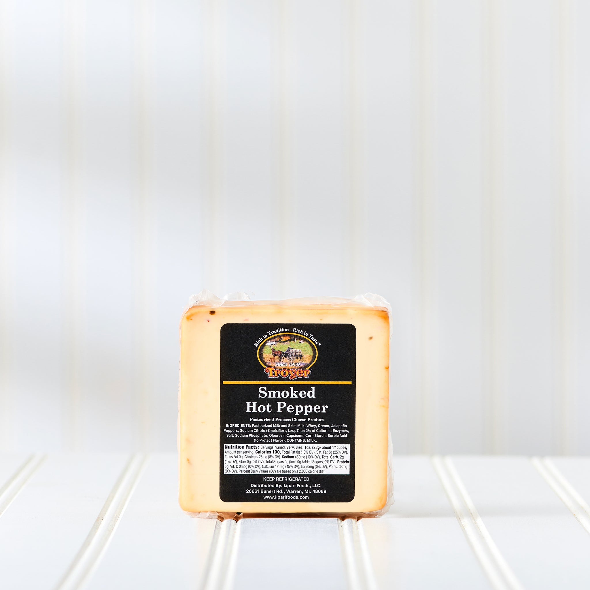 Troyer® Smoked Hot Pepper Cheese