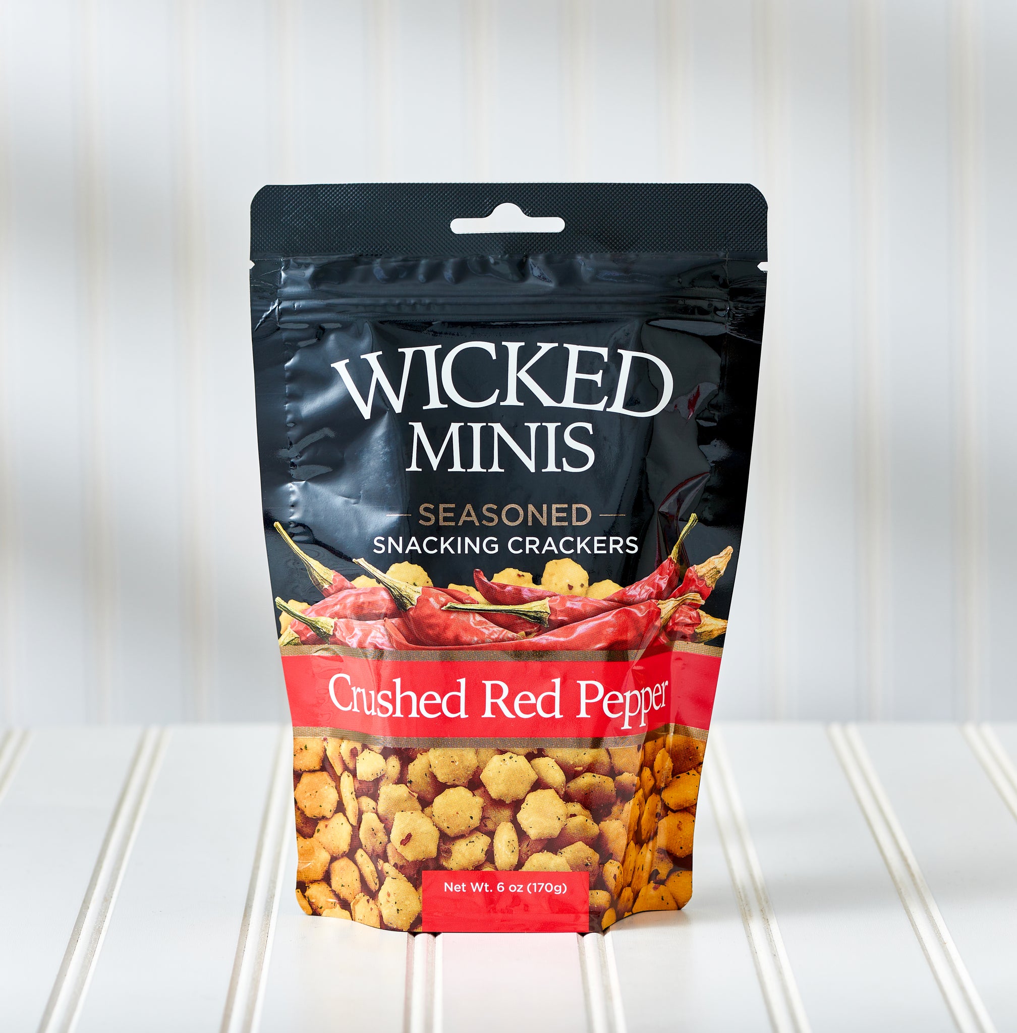 Wicked Minis™ Seasoned Oyster Crackers Crushed Red Pepper