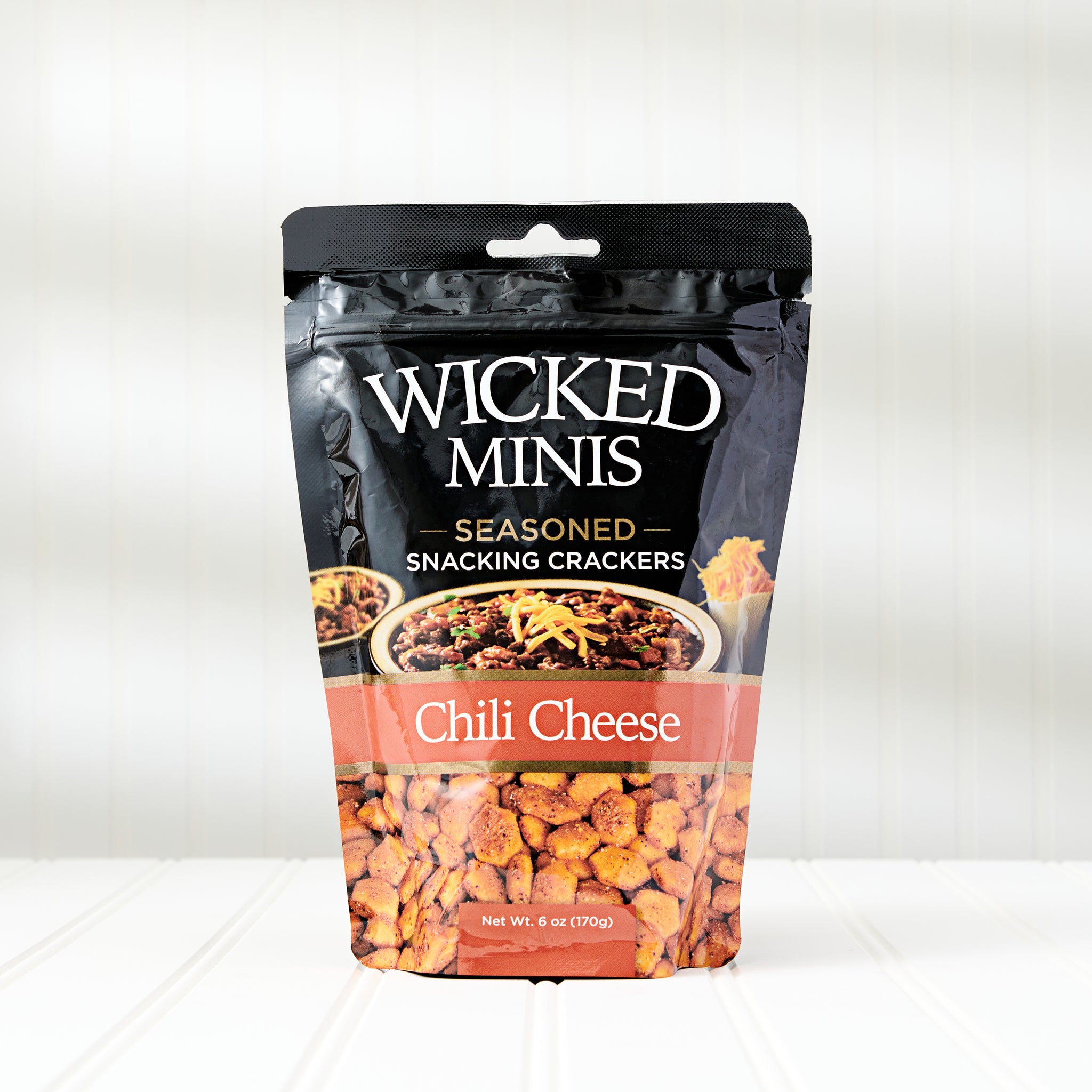 Wicked Minis™ Seasoned Oyster Crackers Chili Cheese
