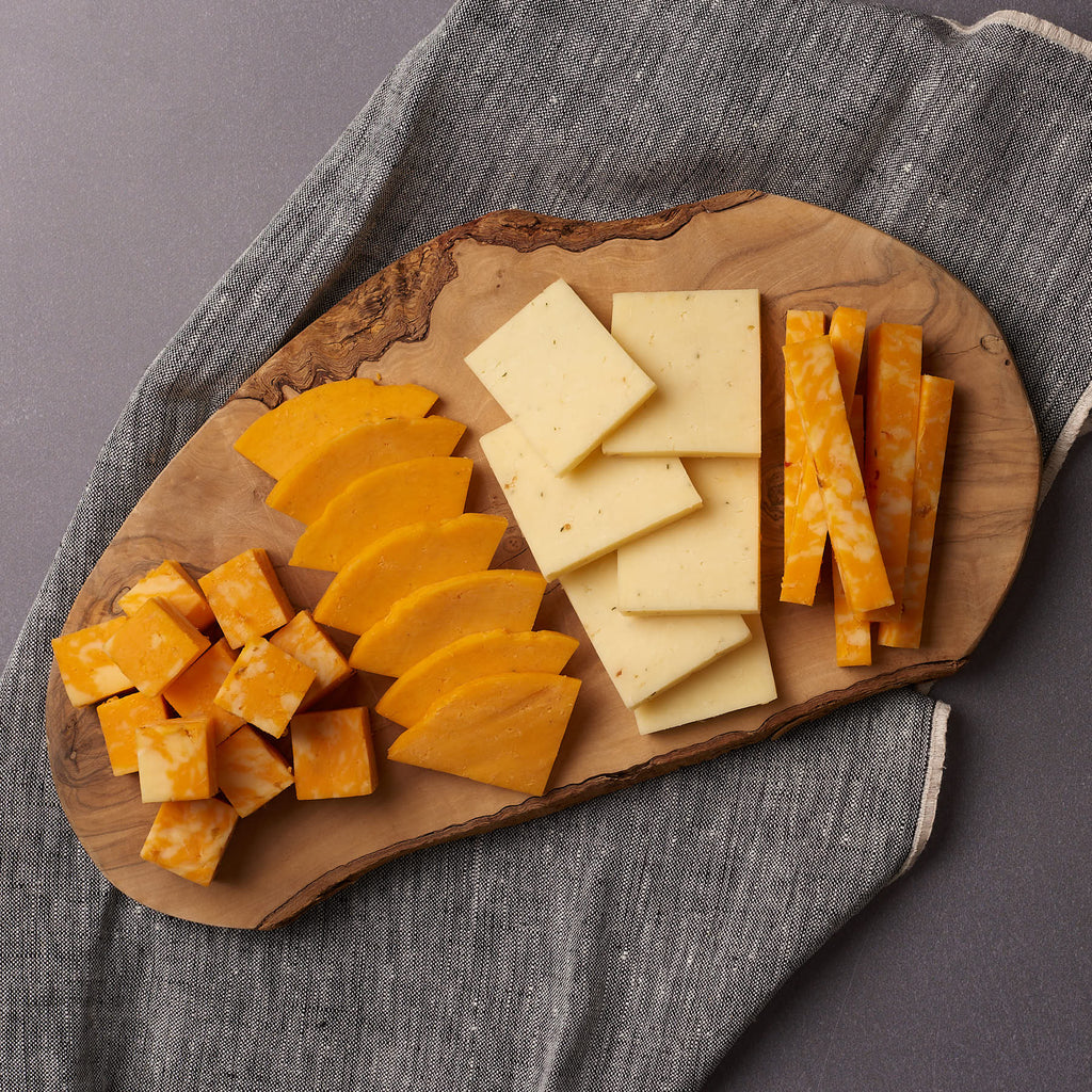 image of cheese board featuring Fiery Jack cheese