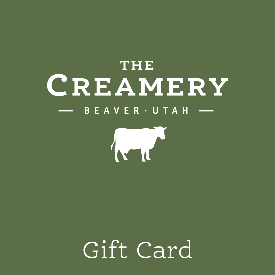 The Creamery Gift Card